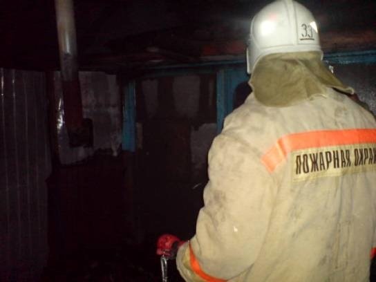 Пожар в Ольховатском районе