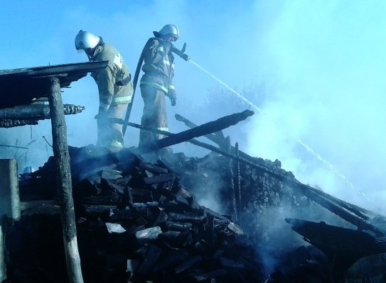 Пожар в Ольховатском районе