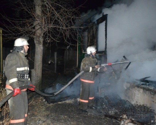 Пожар в Ольховатском районе